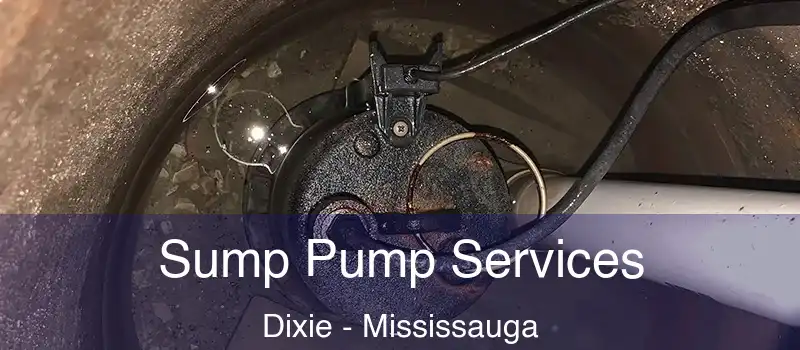 Sump Pump Services Dixie - Mississauga